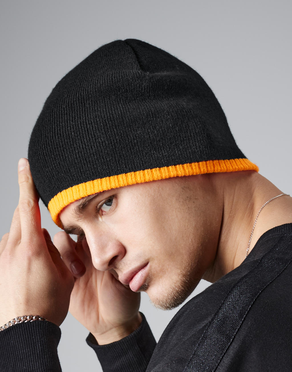 Beechfield B44c Two-Tone Beanie Knitted Hat