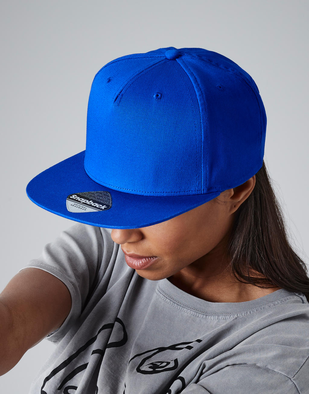 Beechfield B610 5 Panel Snapback Rapper Cap