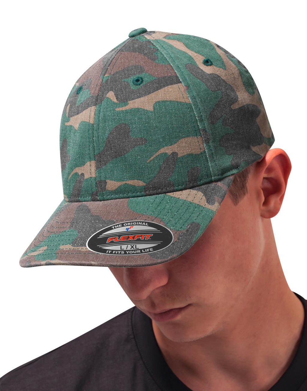 Flexfit 6977CA Flexfit Garment Washed Camo