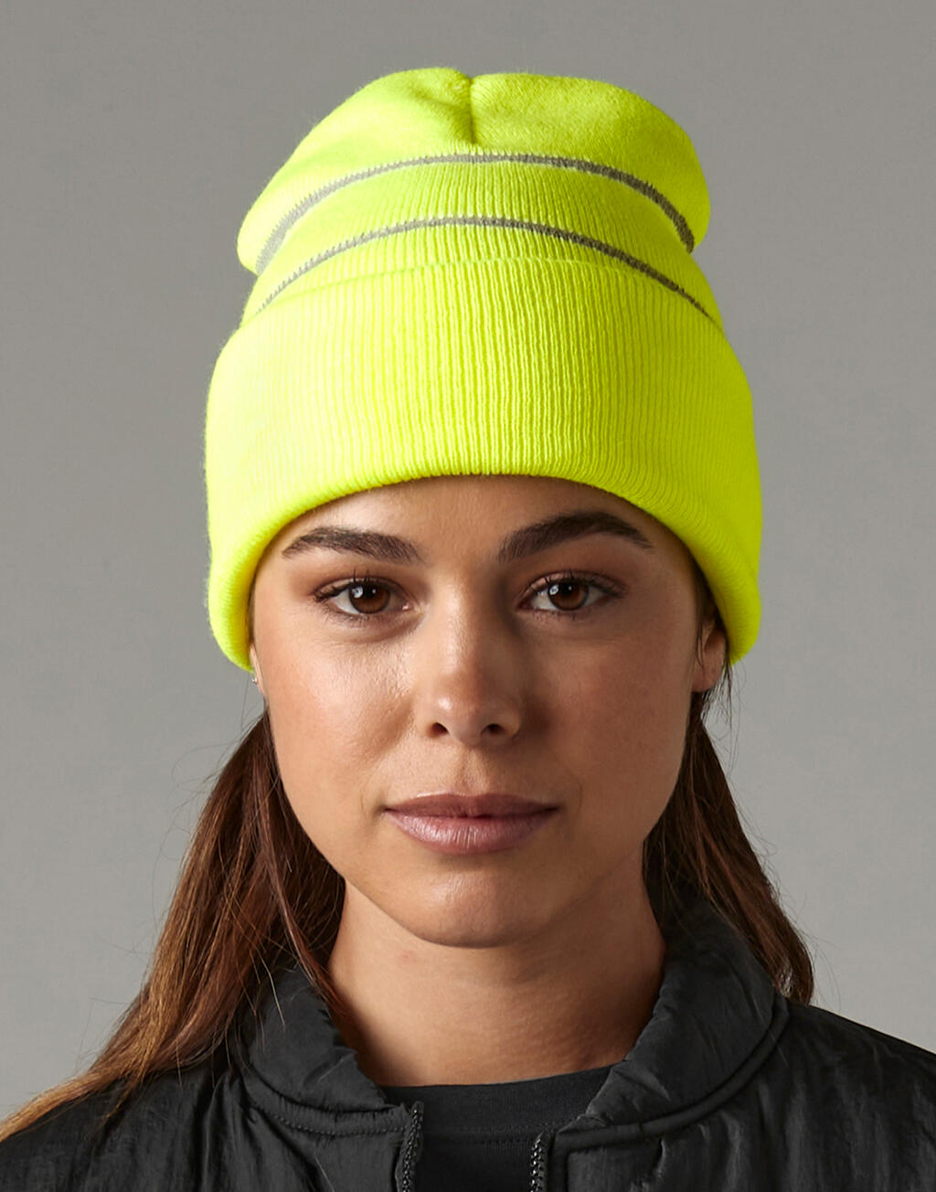 Beechfield B42 Enhanced-Viz Knitted Hat