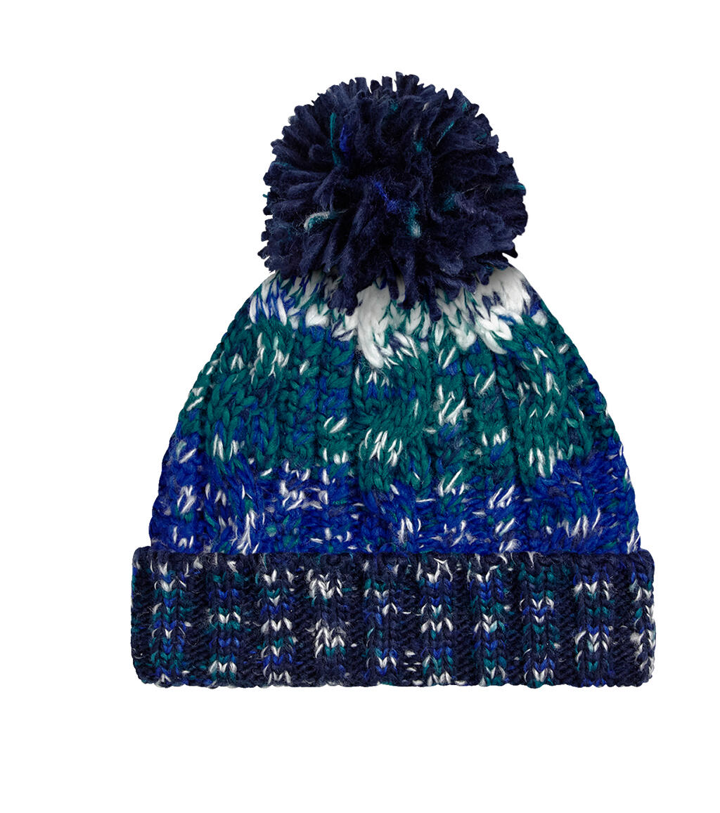 Beechfield B486 Corkscrew Pom Pom Beanie