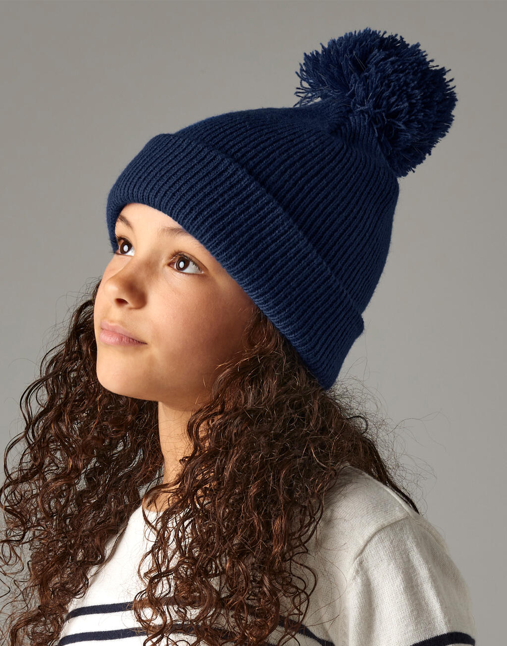 Beechfield B406b Junior Reflective Bobble Beanie