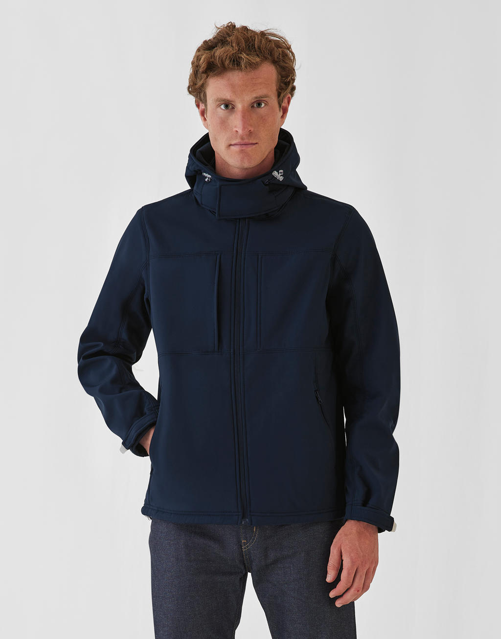 B&C JM950 Hooded Softshell/men