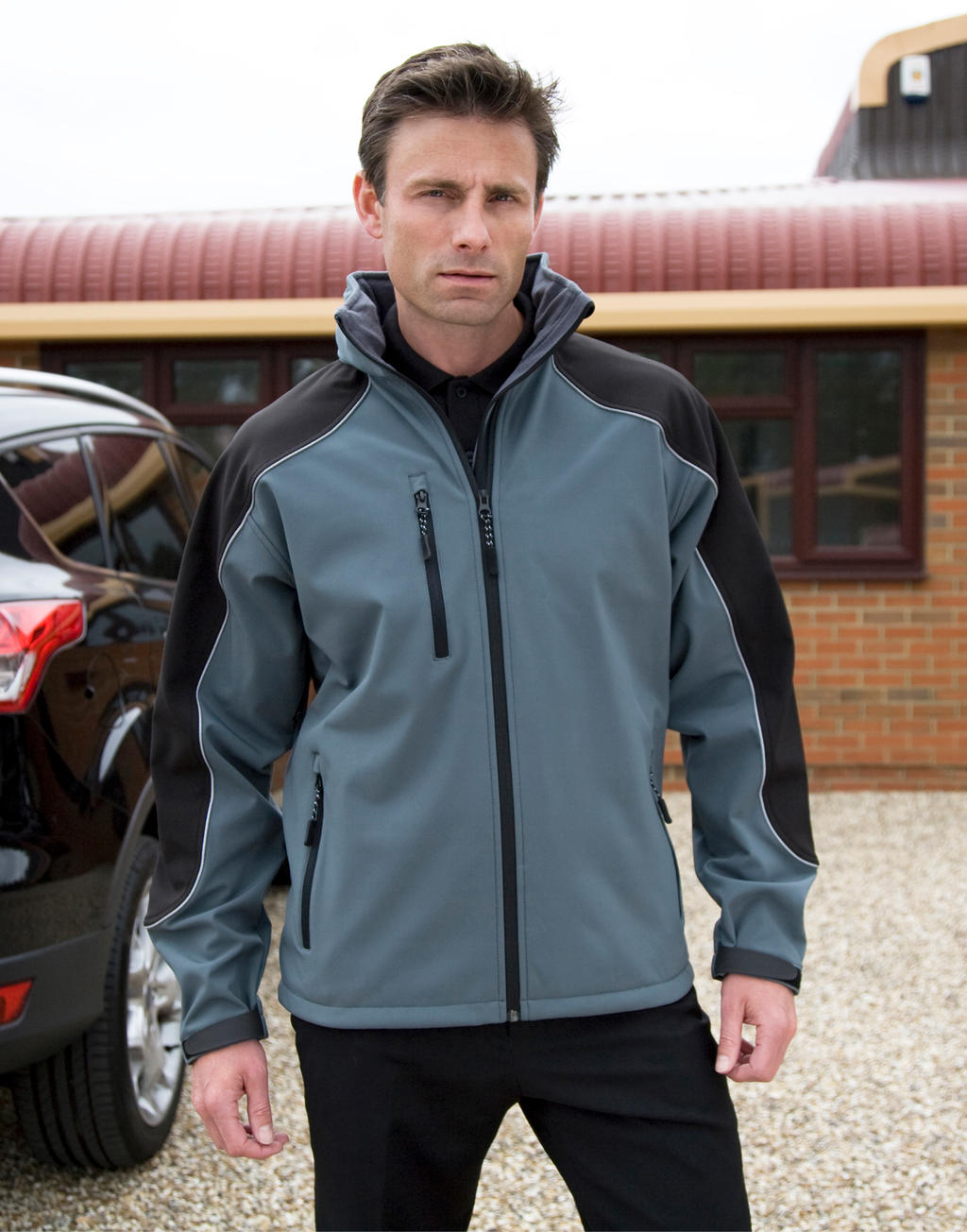 Result Work-Guard R118X Ice Fell Hooded Softshell Jacket