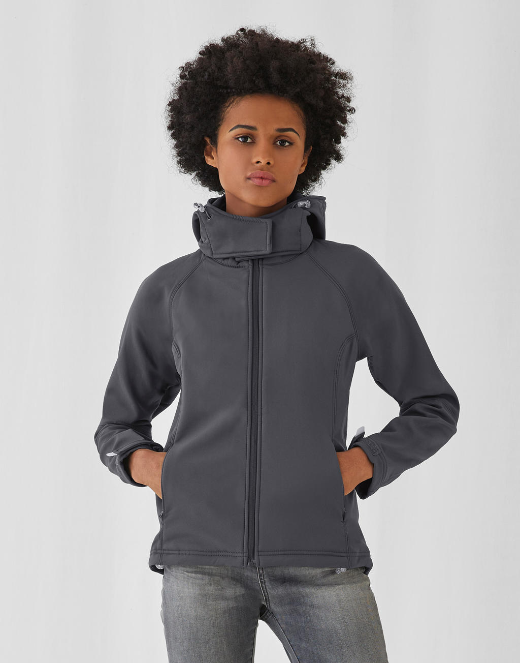 B&C JW937 Hooded Softshell/women