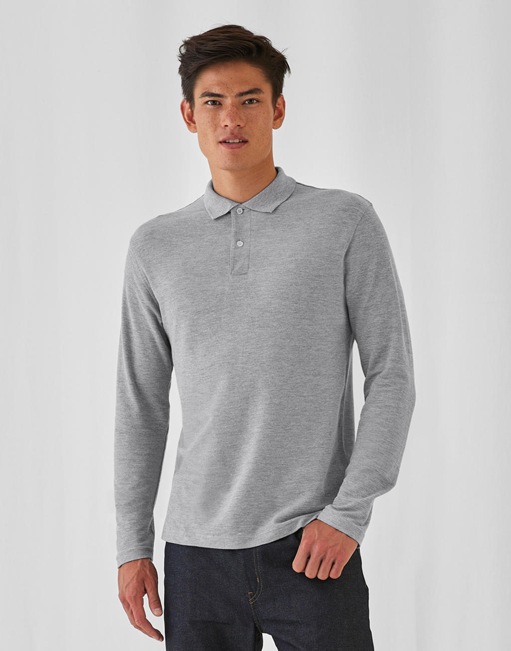 B&C PUI12 ID.001 Longsleeve Polo günstig