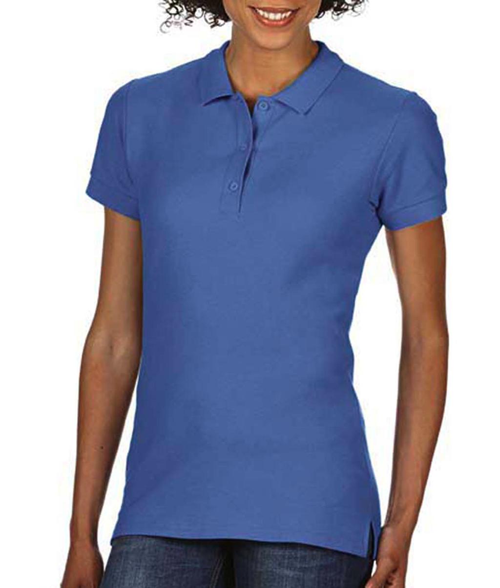 Gildan 85800L Premium Cotton Ladies' Double Piqué Polo
