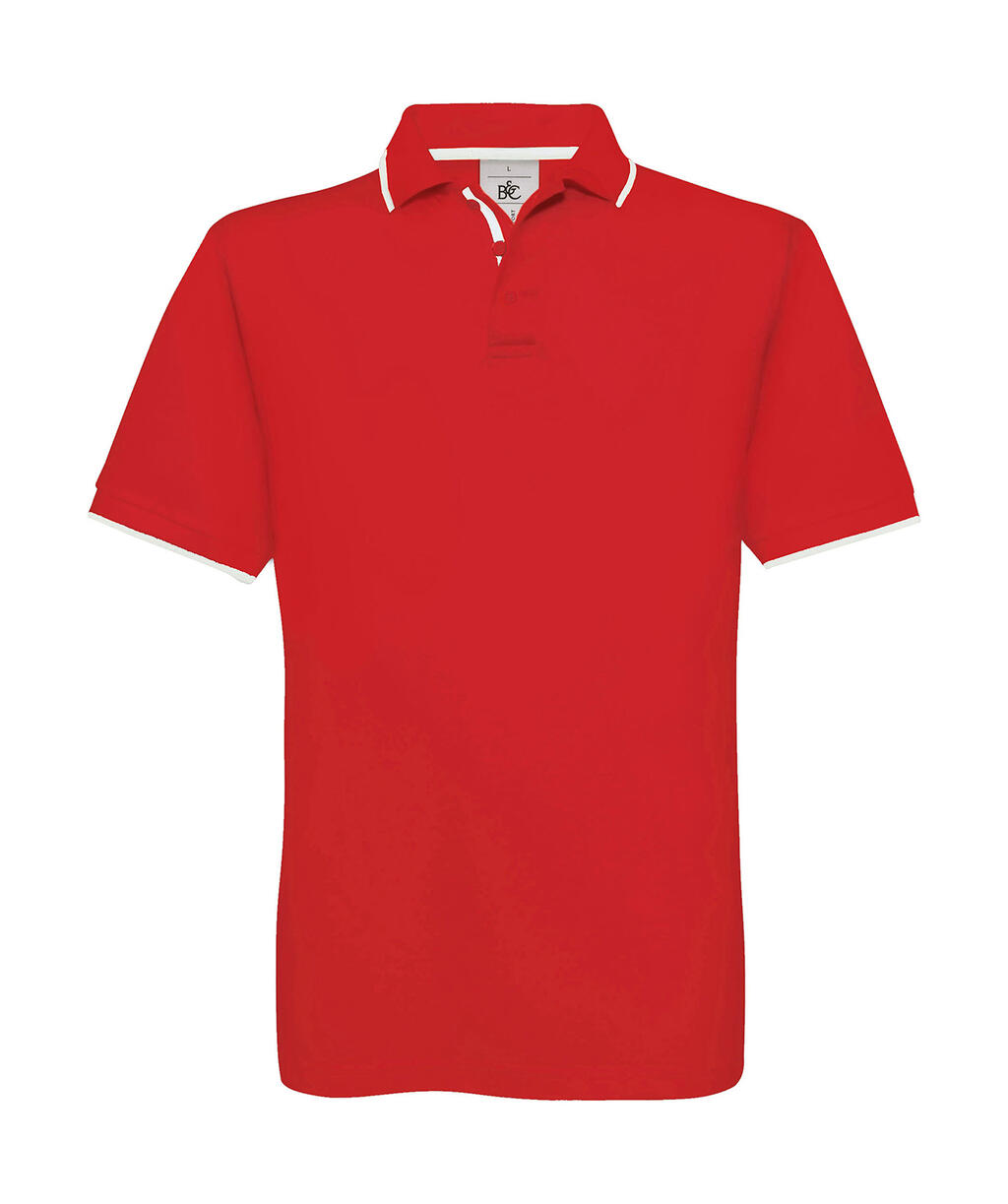 B&C PU413 Safran Sport Tipped Polo