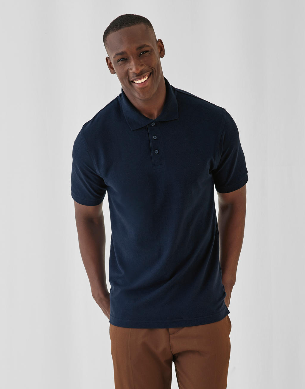 B&C PU422 Heavymill Piqué Polo