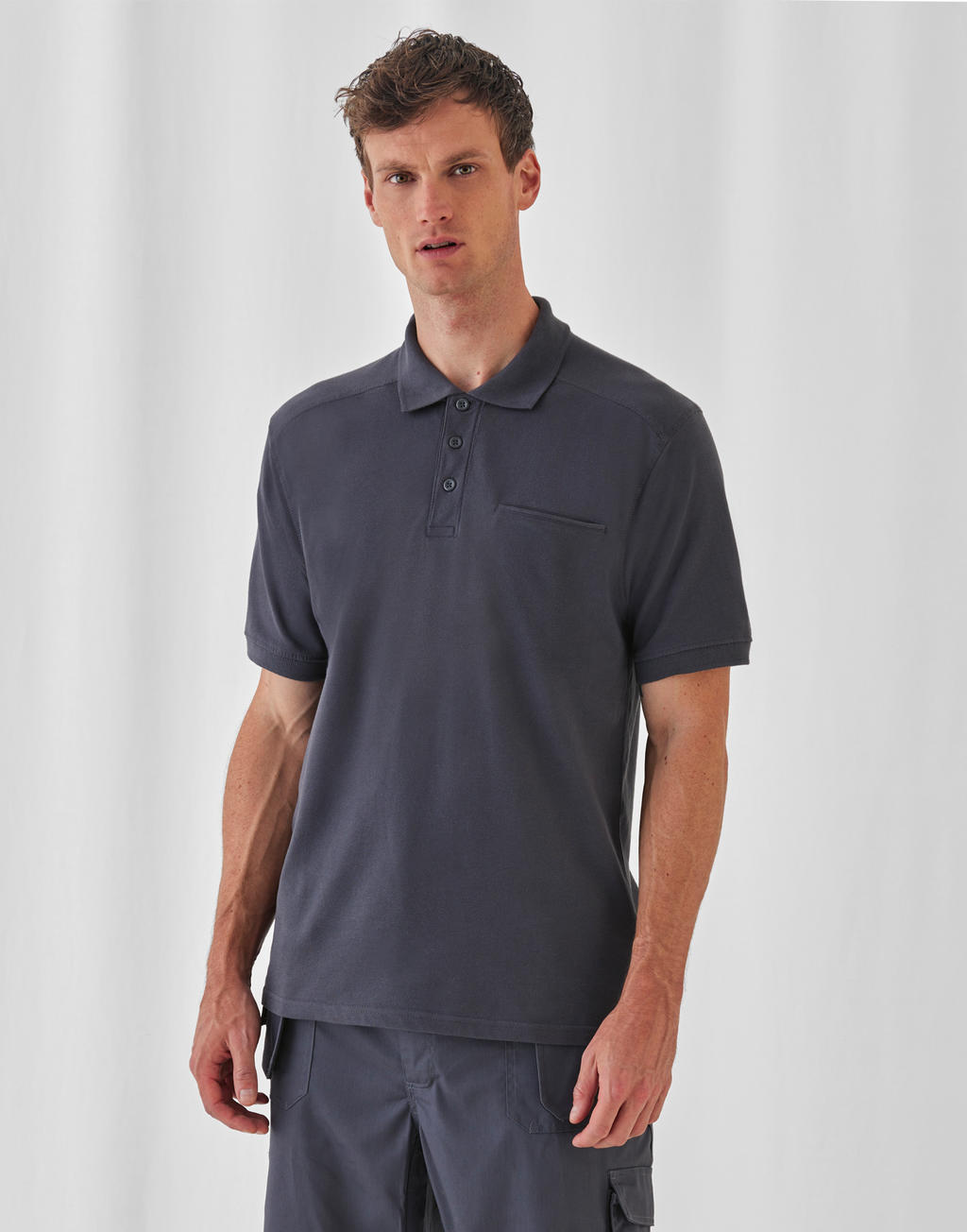 B&C PUC10 Skill Pro Workwear Pocket Polo Faire B&C Collection