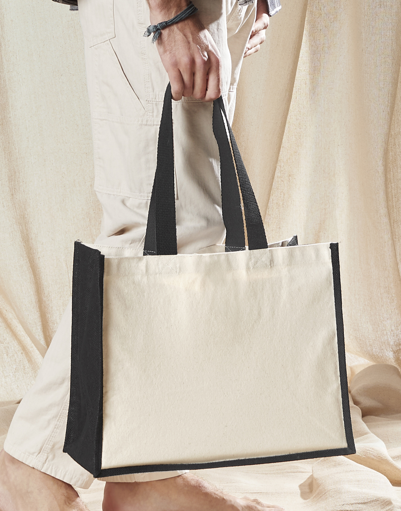 Westford Mill W422 Printers` Jute Classic Shopper