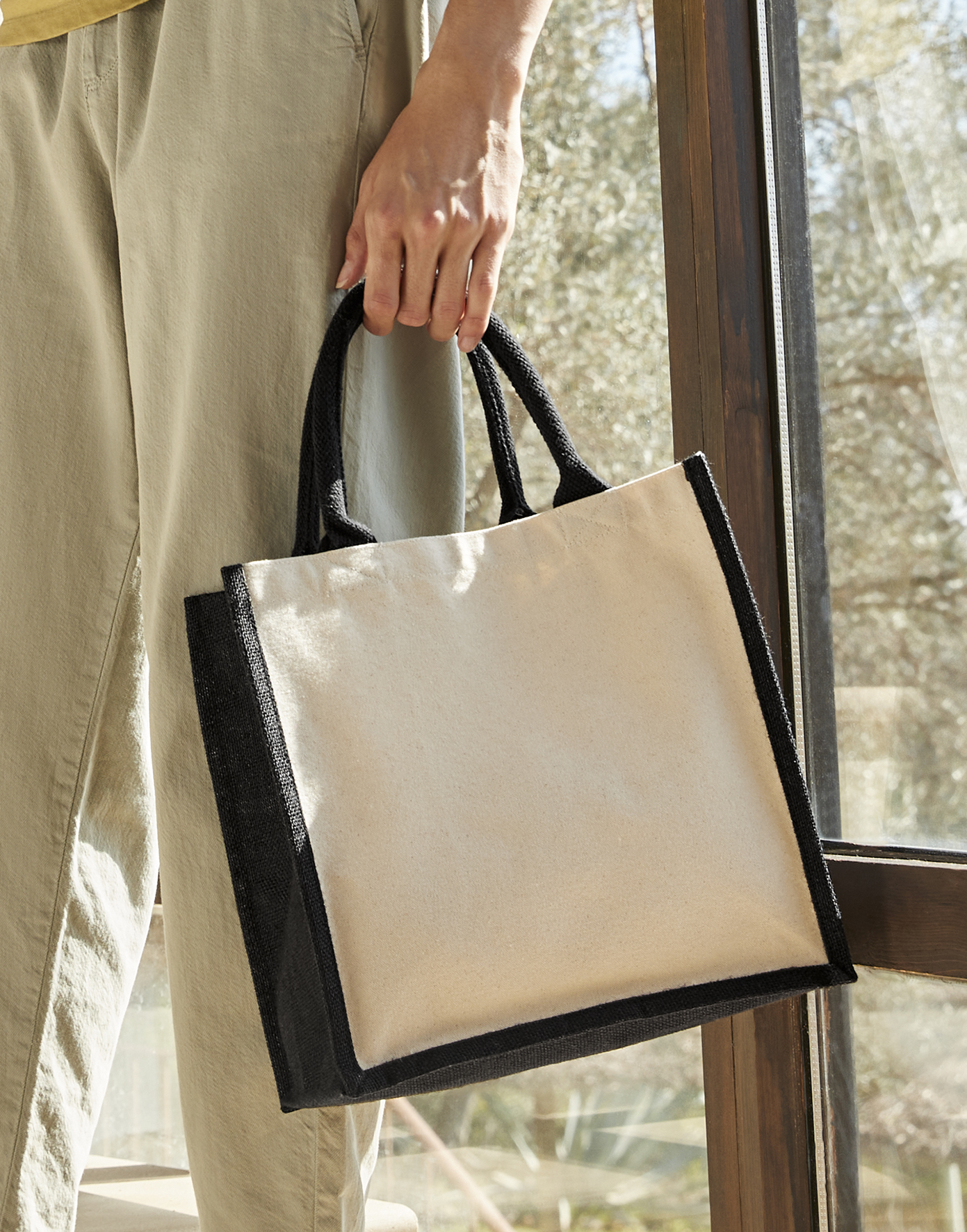 Westford Mill W421 Printers` Midi Jute Bag