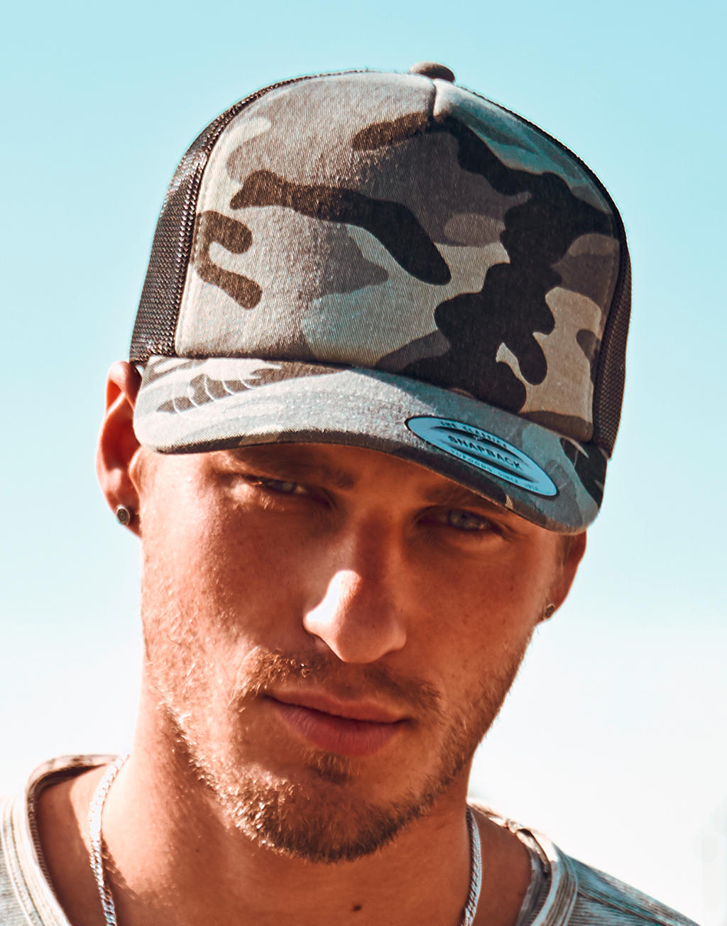 Flexfit 6606C Camo Trucker Cap