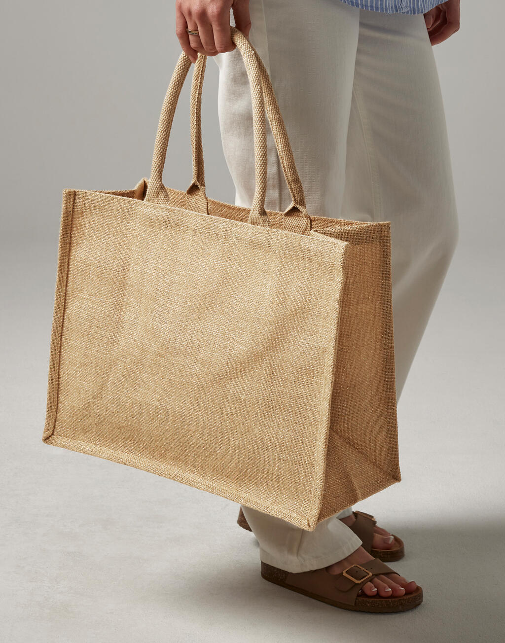 Westford Mill W437 Shimmer Jute Shopper