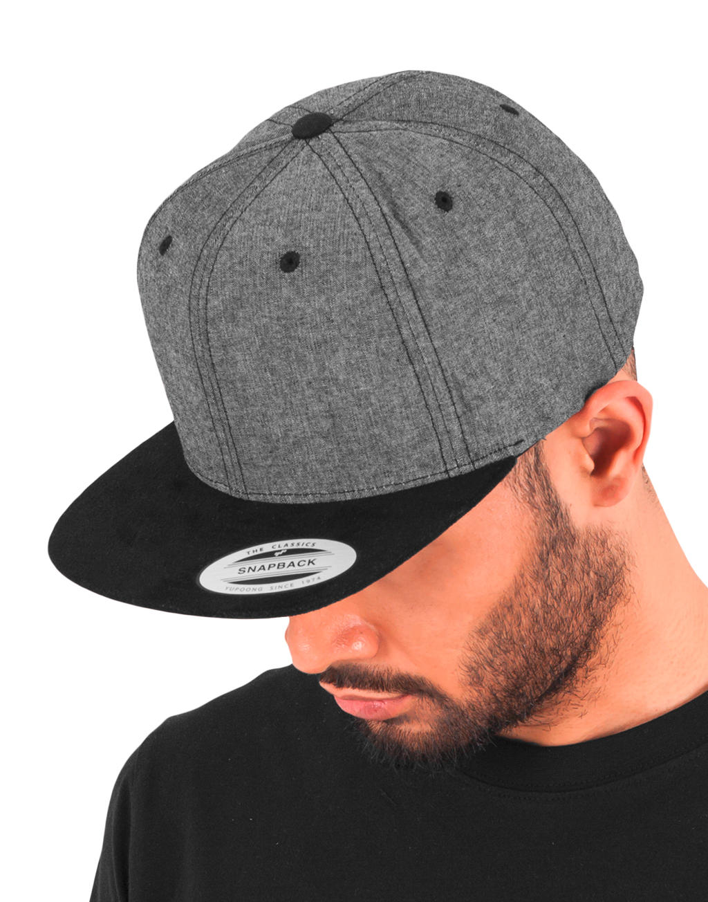 Flexfit 6089CH Chambray-Suede Snapback
