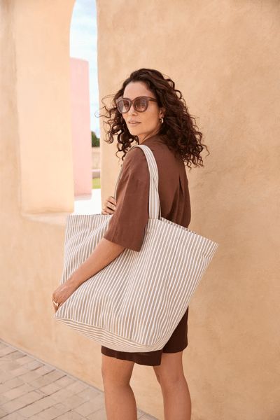 Westford Mill W677 Oversized Beach Bag