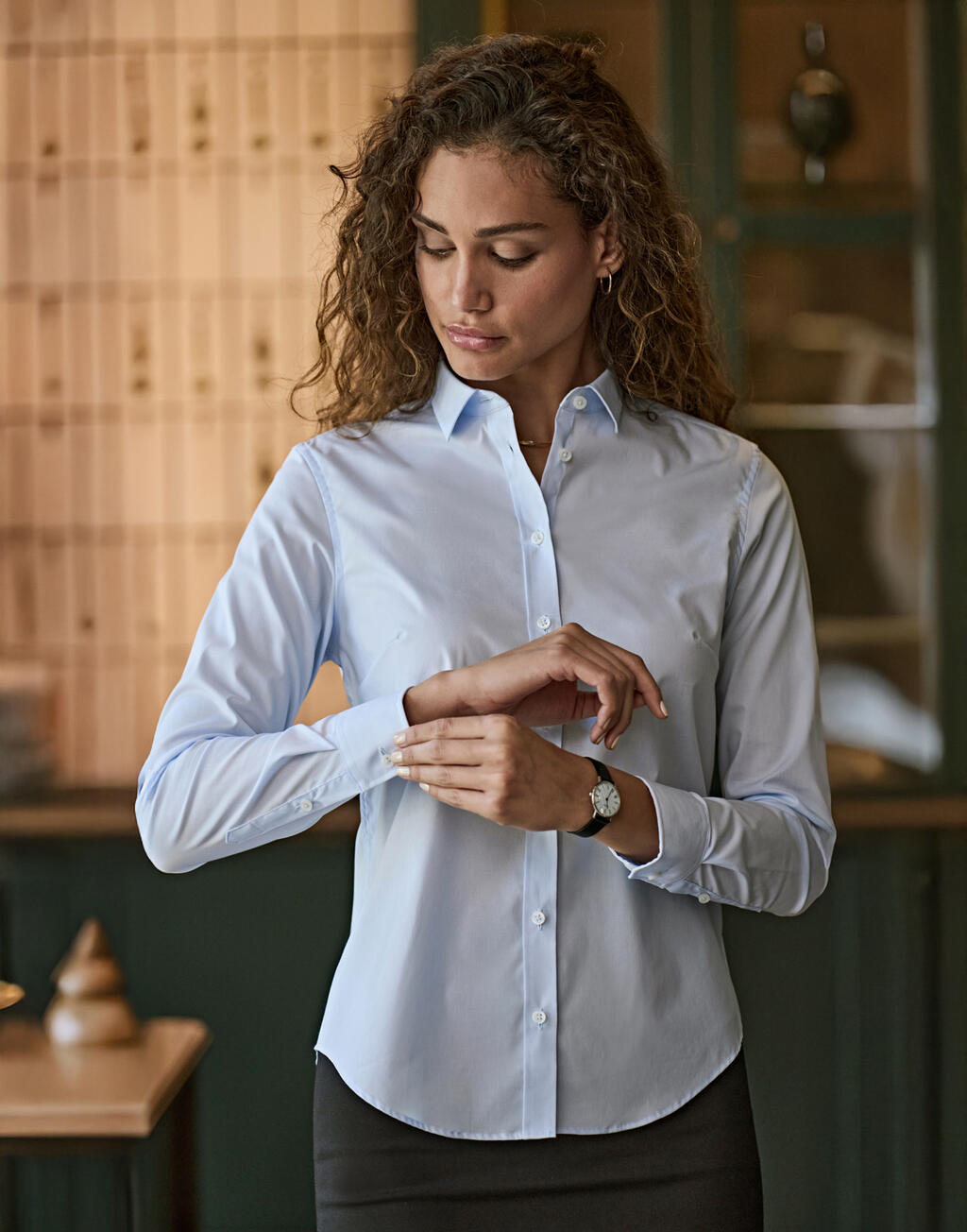 Tee Jays 4025 Businessartikel: Ladies' Stretch Luxury Shirt