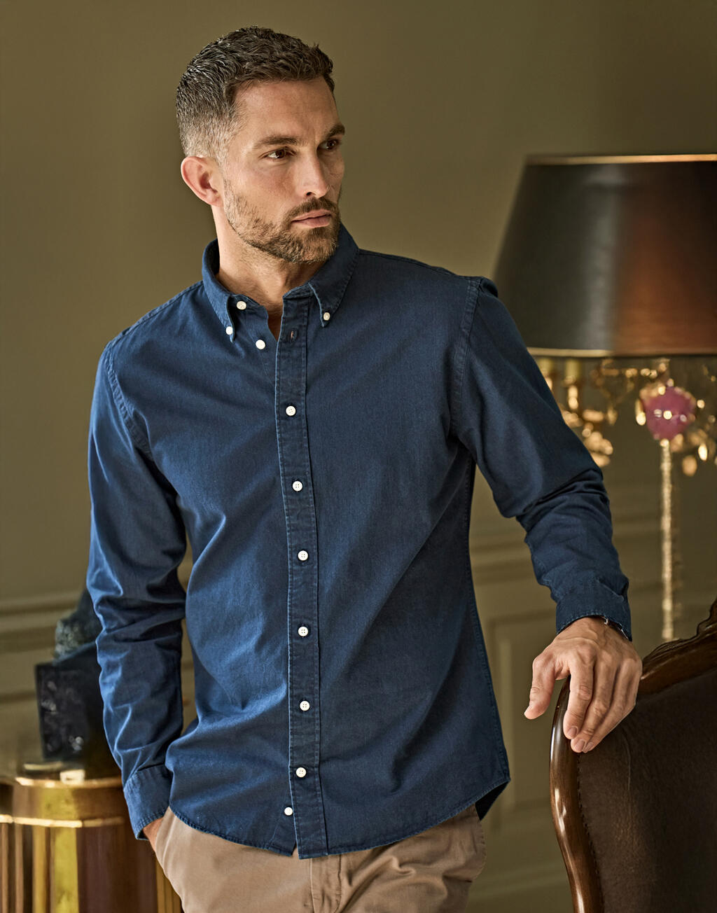Tee Jays 4002 Businessartikel: Casual Twill Shirt bedrucken & besticken lassen