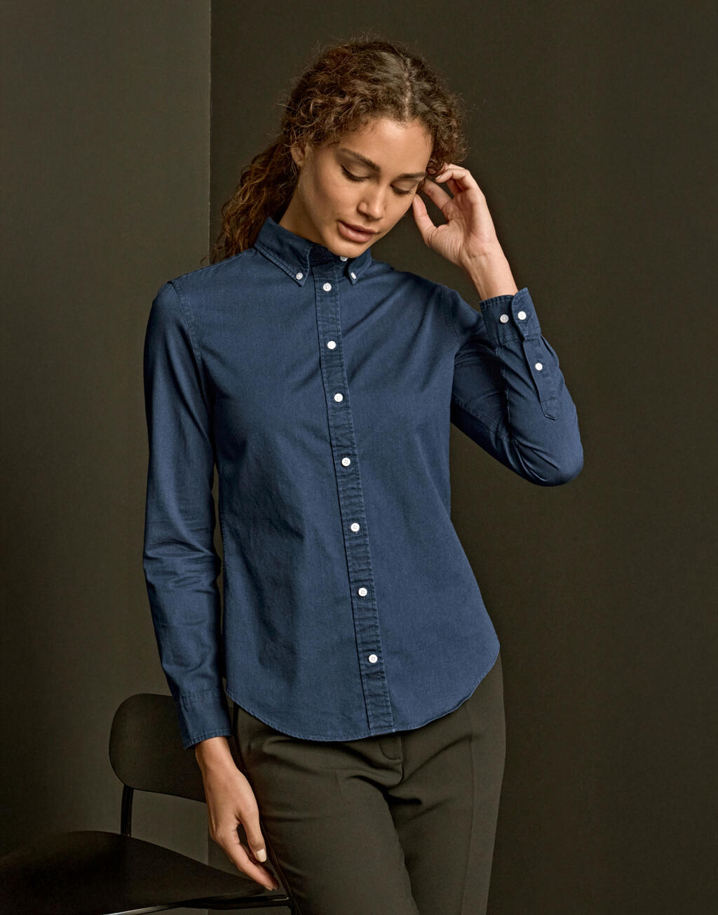 Tee Jays 4003 Businessartikel: Ladies' Casual Twill Shirt bedrucken & besticken