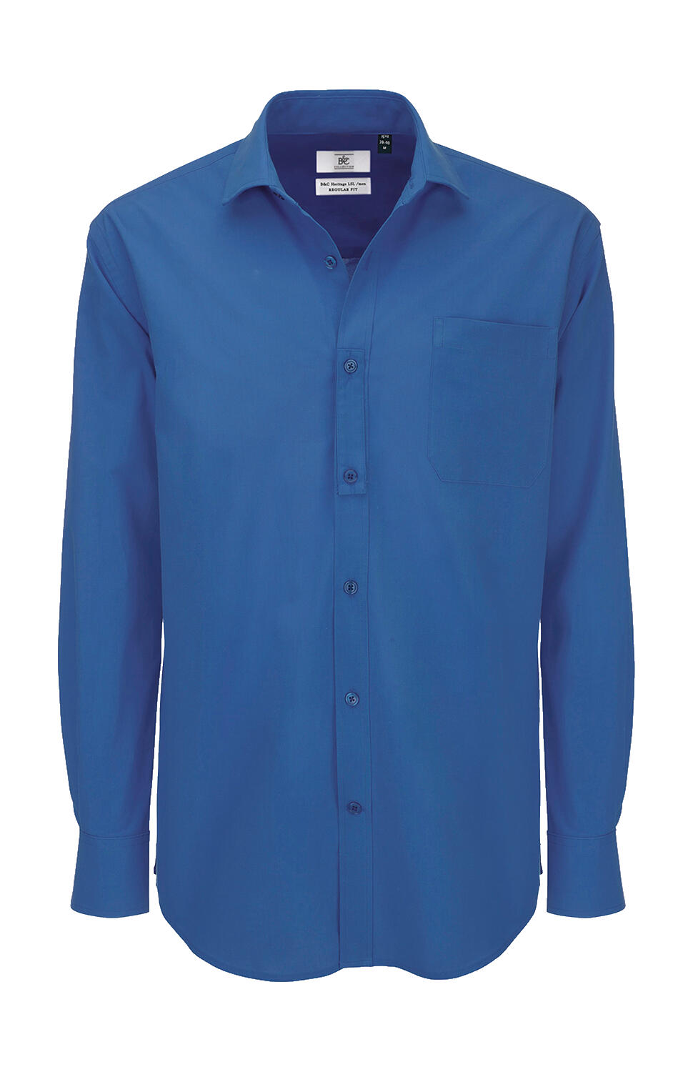 B&C SMP41 Heritage LSL/men Poplin Shirt