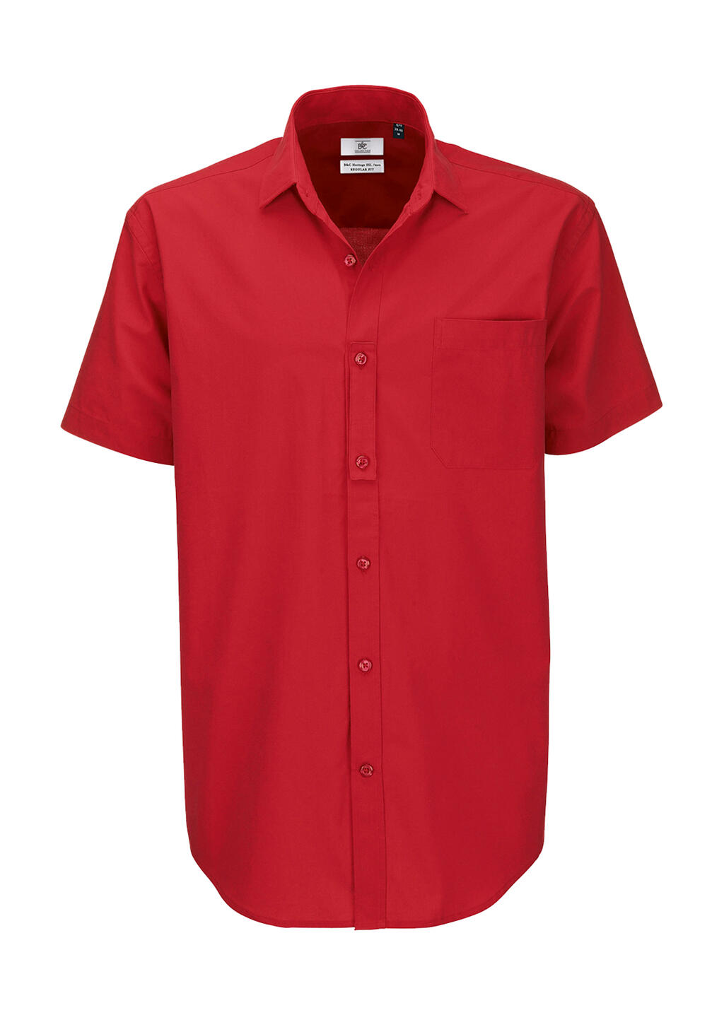 B&C SMP42 Heritage SSL/men Poplin Shirt