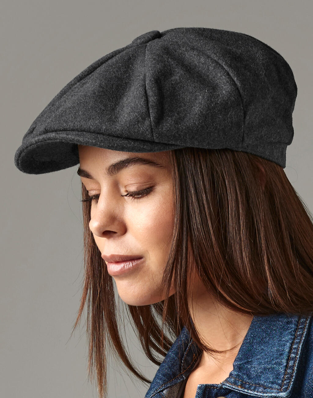 Beechfield B629 Melton Wool Baker Boy