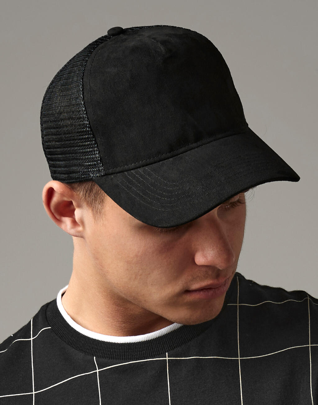 Beechfield B643 Suede Snapback Trucker