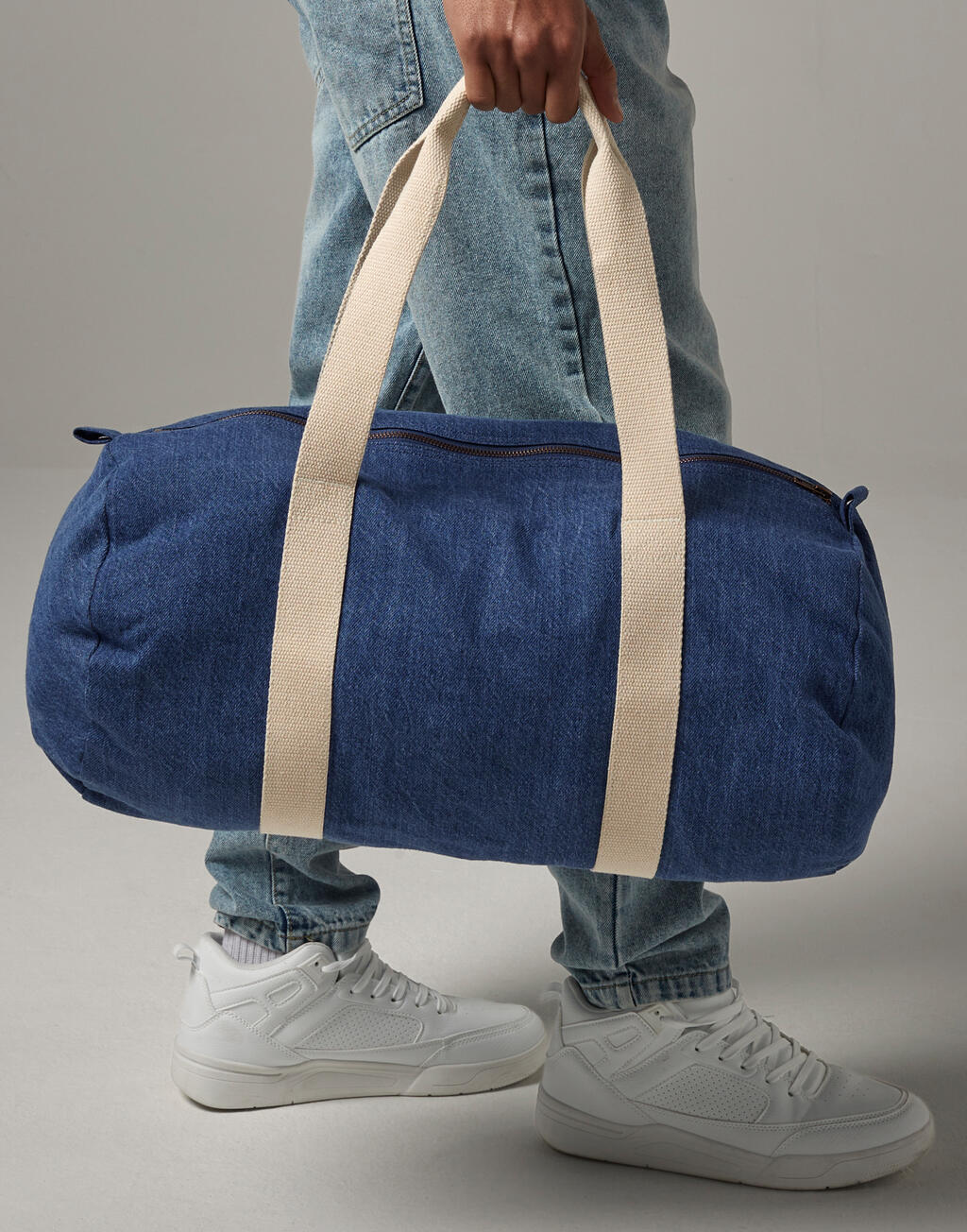 Bagbase BG646 Denim Barrel Bag