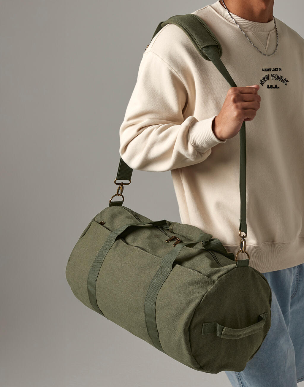Bagbase BG655 Vintage Canvas Barrel Bag