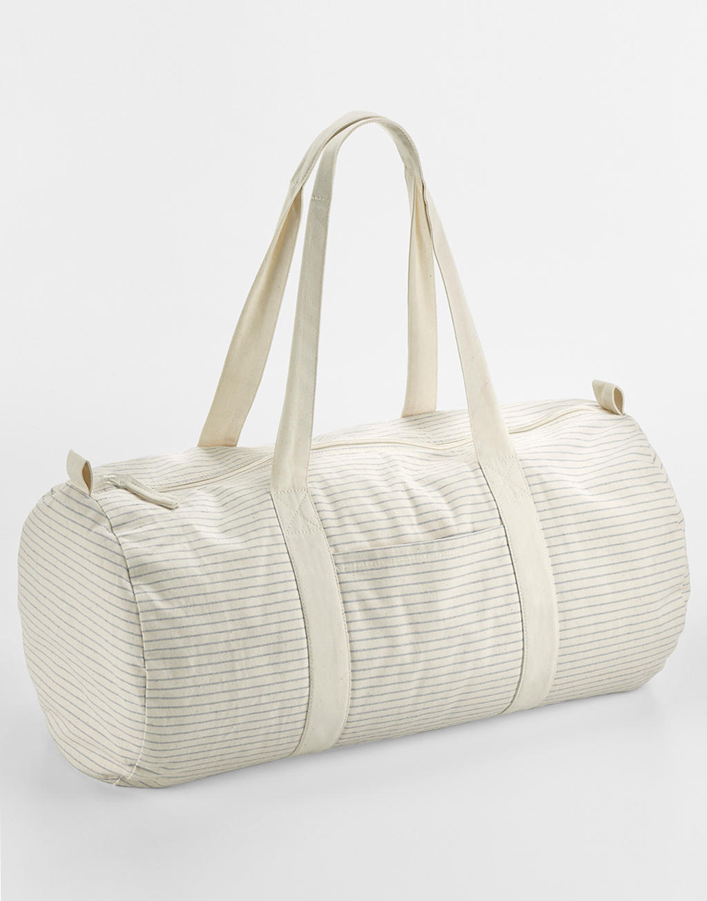 Westford Mill W258 Striped Organic Cotton Barrel Bag