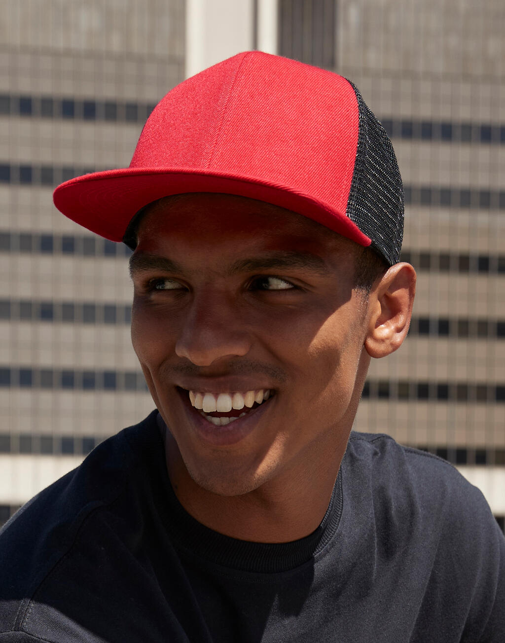 Beechfield B664 Original Flat Peak 6 Panel Trucker