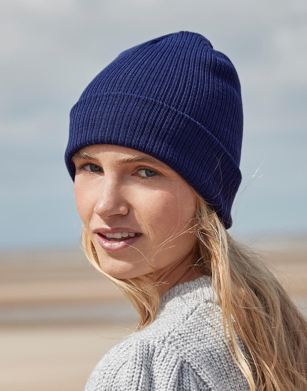 Beechfield B51N Organic Cotton Fine Knit Beanie