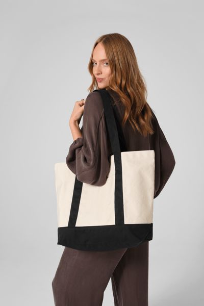 Westford Mill W804 EarthAware Organic Varsity Shopper