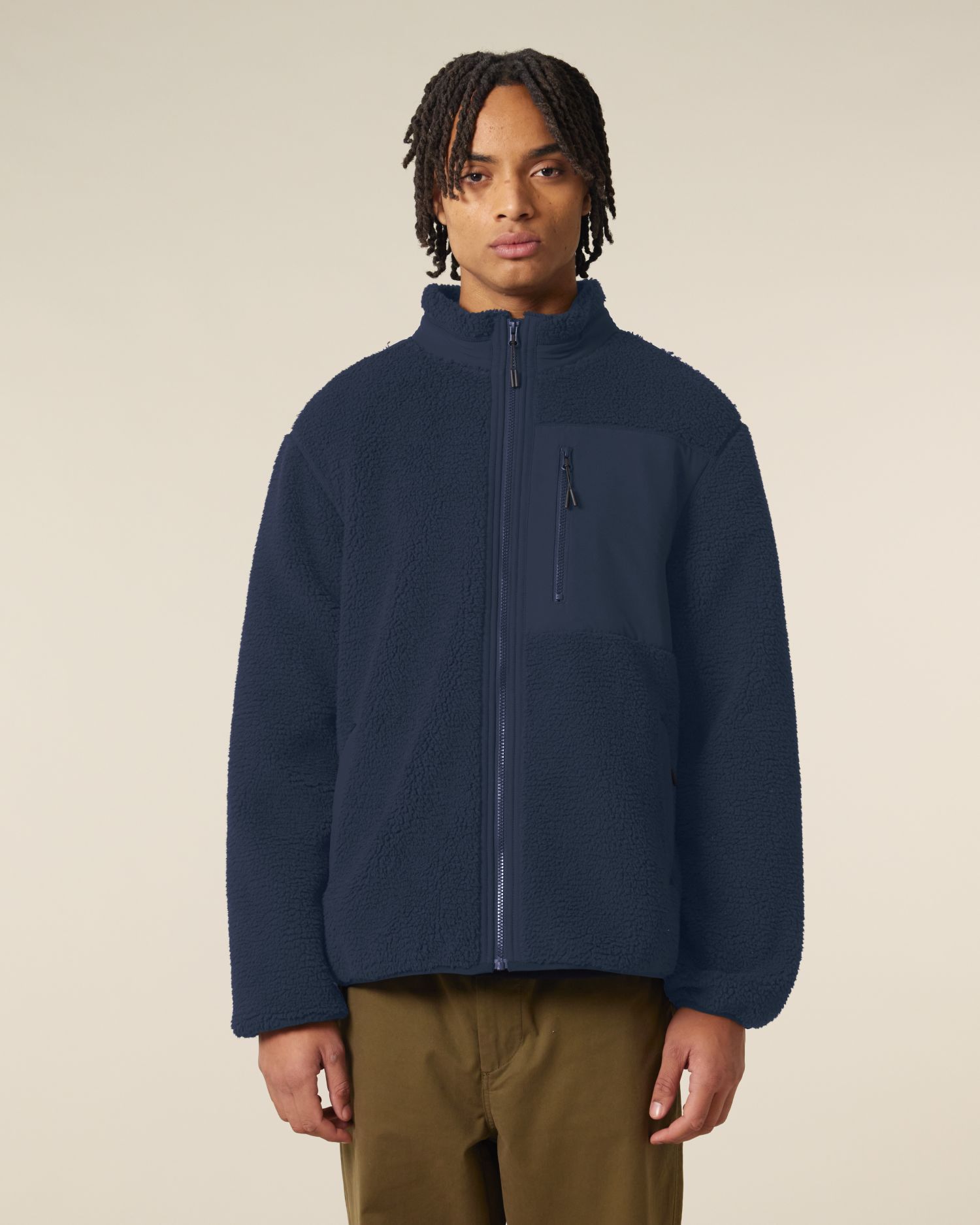Stanley/Stella STJU248 Brooker Die Relaxed Unisex-Sherpajacke