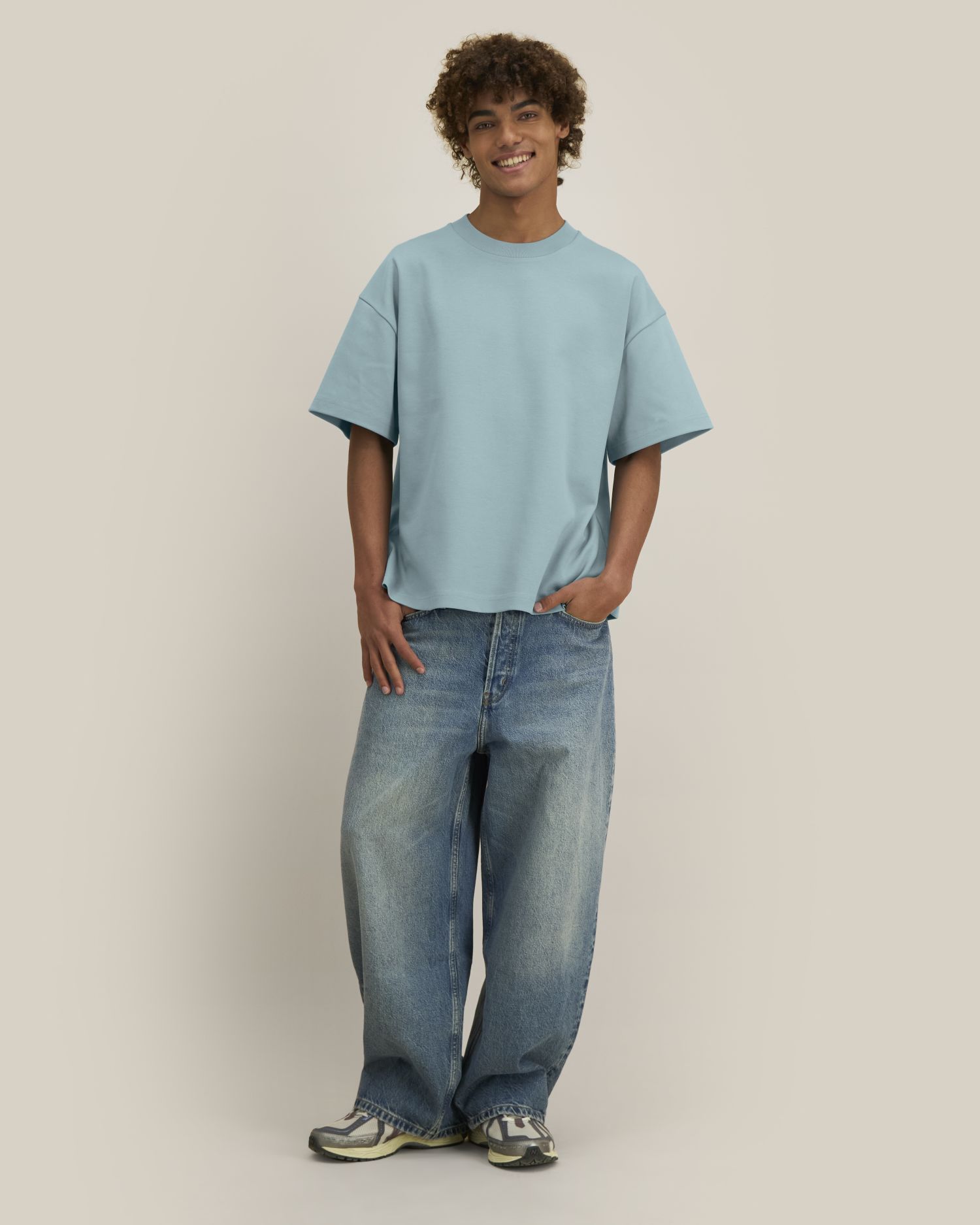 Stanley/Stella STTU277 Hazener Das Relaxed Unisex-Interlock-T-Shirt