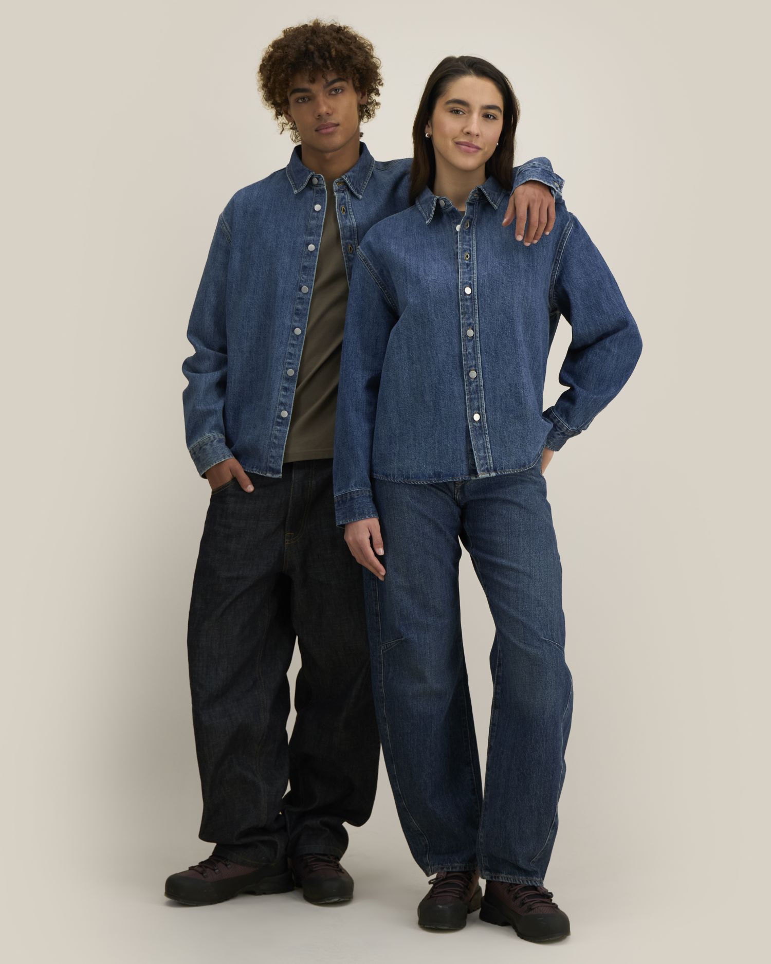 Stanley/Stella STWU287 Palmer Das Unisex-Denim-Overhemd