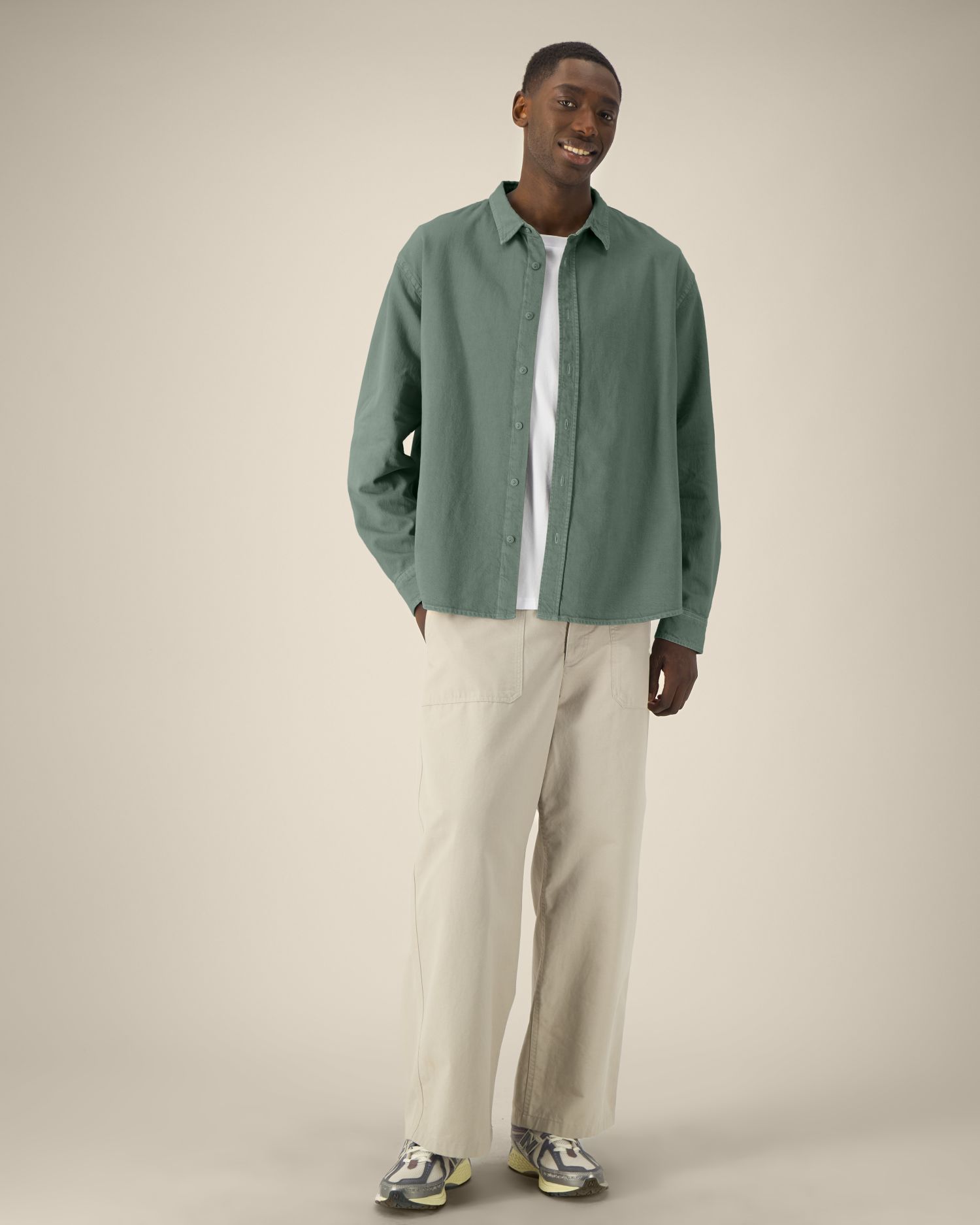 Stanley/Stella STWU975 Worker Shirt Das Relaxed Unisex-Hemd