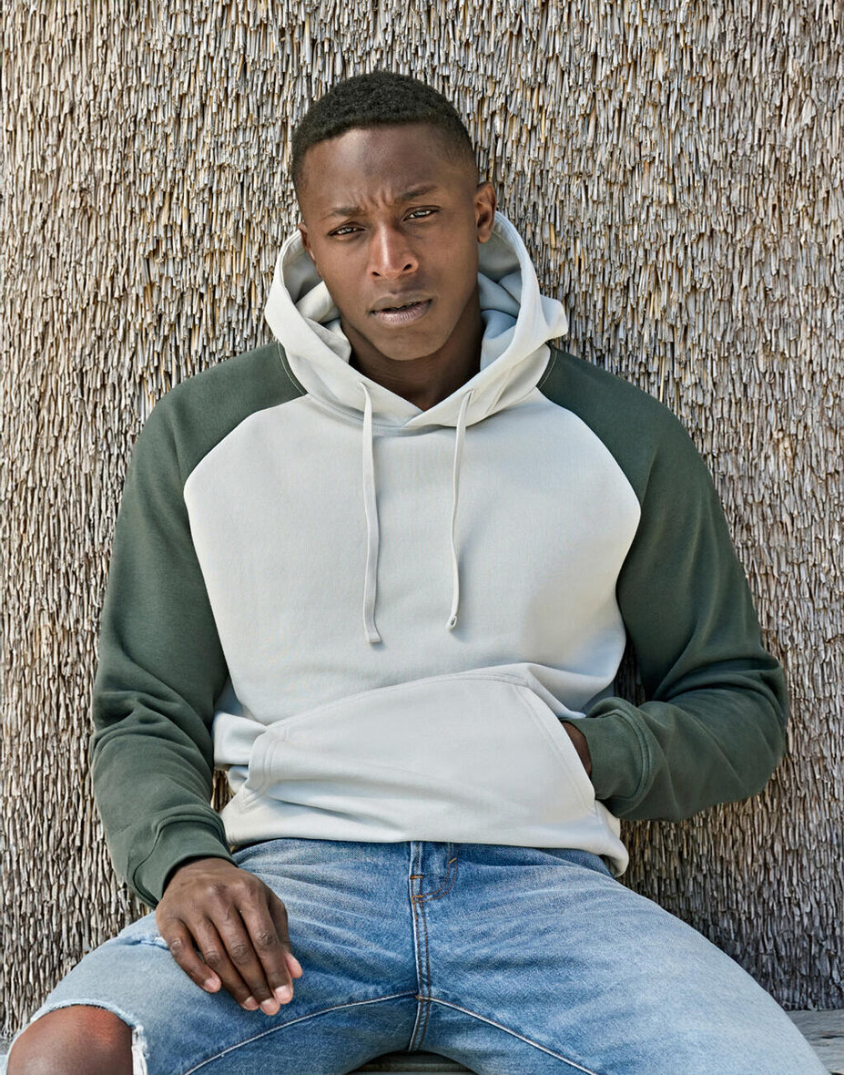 Tee Jays 5156 UNLABELED Two-tone Hooded Sweatshirt