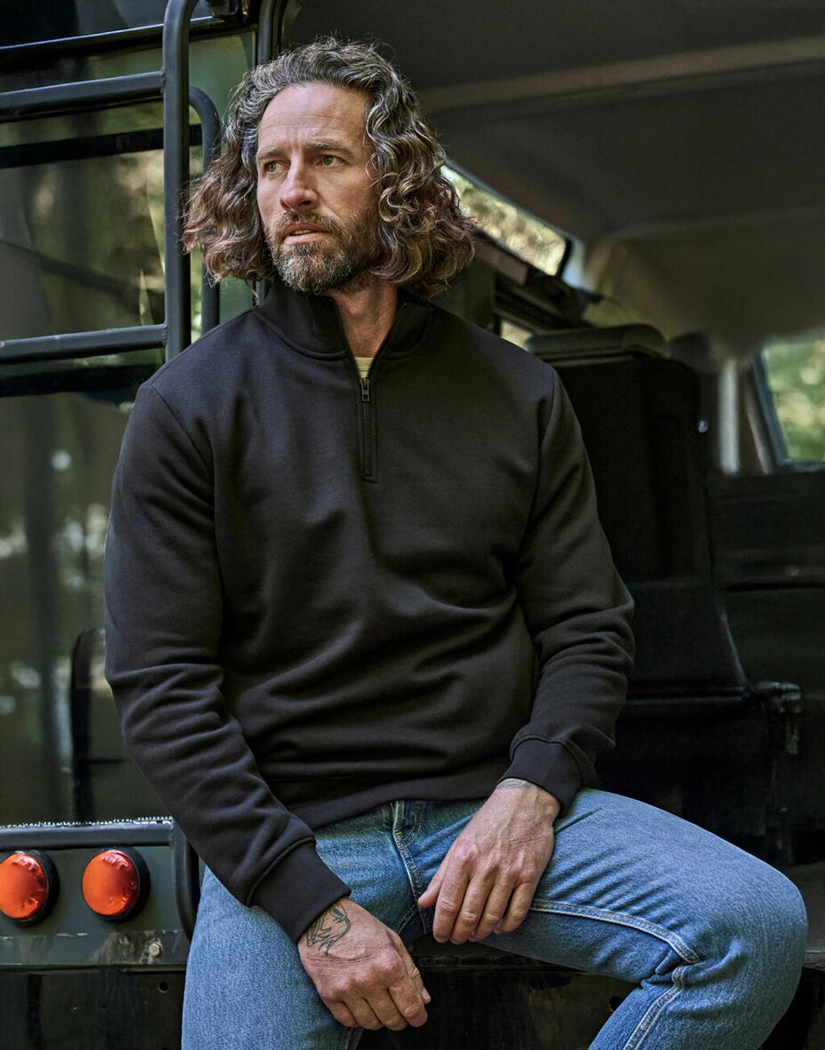 Tee Jays 5438 Half Zip Sweatshirt