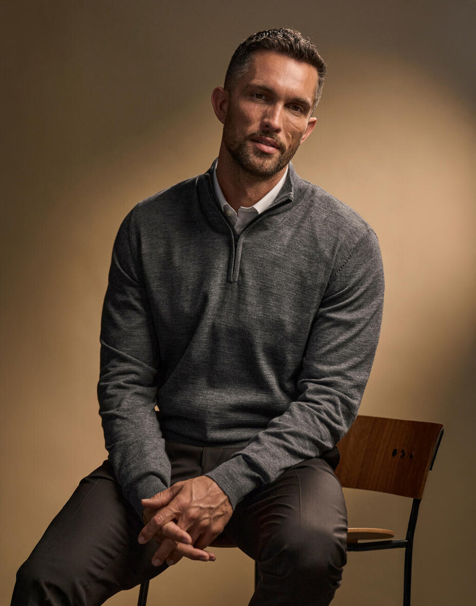 Tee Jays 6010 Men's Half Zip