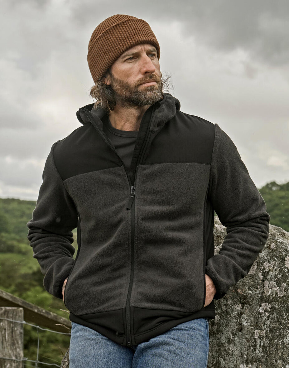 Tee Jays 9124 Mountain Hooded Fleece
