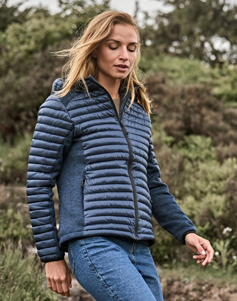 Tee Jays 9611 Ladies' Hooded Outdoor Crossover Jacket