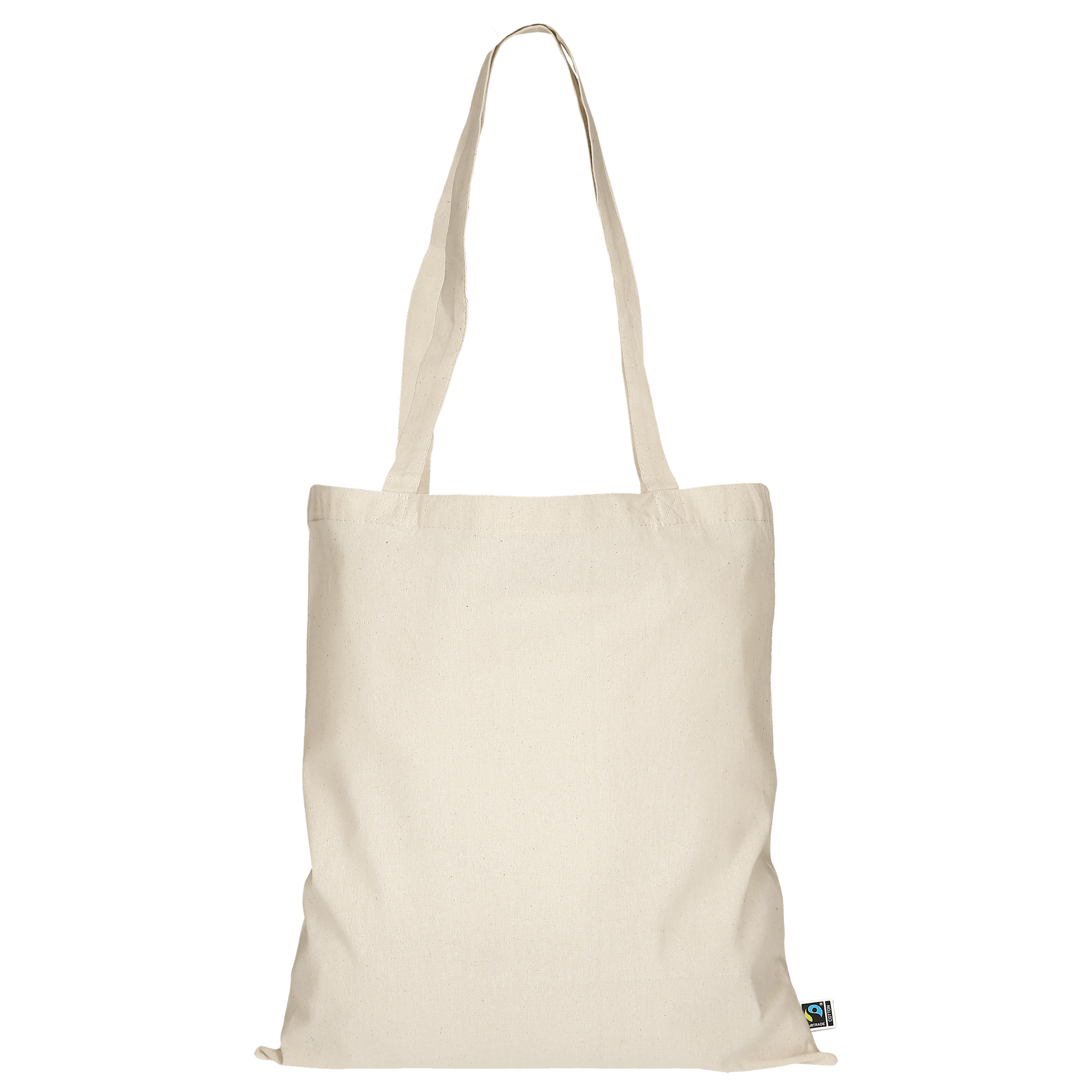 Texxilla T15211 Tasche aus fair produzierter Baumwolle mit zwei langen Henkeln, ca. 200 gsm
