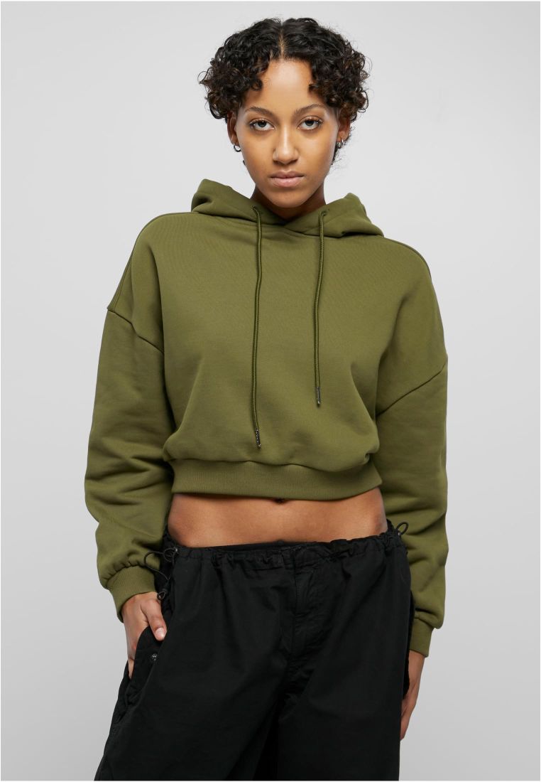 Urban Classics TB6085 Ladies Cropped Heavy Hoody