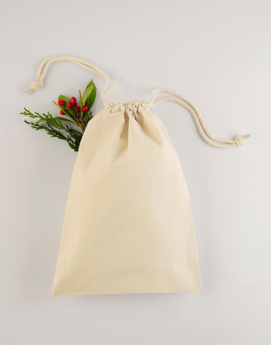 Westford Mill W266 Organic Premium Cotton Stuff Bag