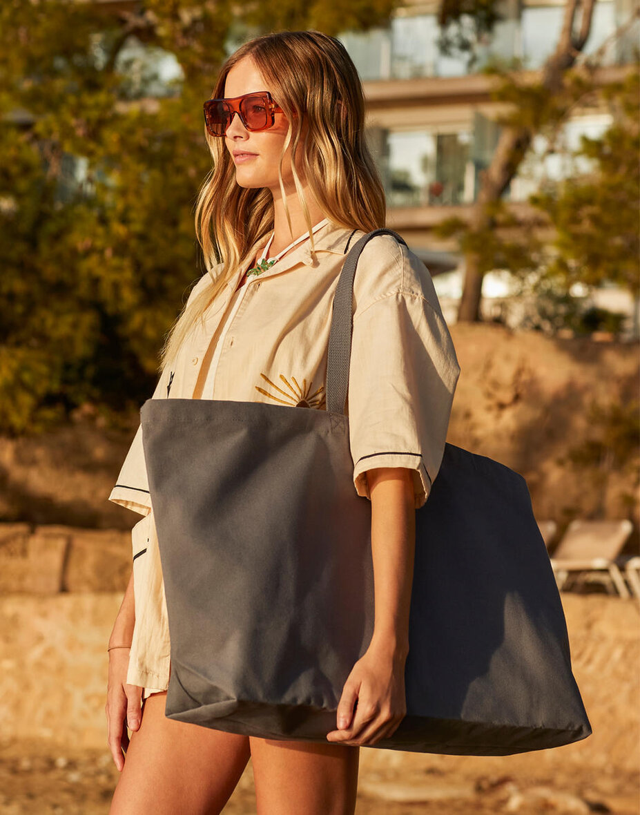 Westford Mill W696 Oversized Canvas Tote Bag