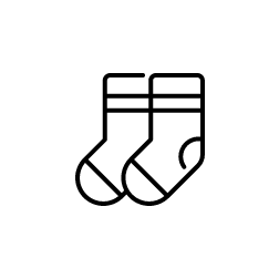 Icon Socken mit eigenem Logo oder Motiv